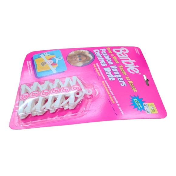 Barbie Snap 'N Store Fashion Hangers Set Of 12 1992 Mattel NIB - Picture 6 of 6